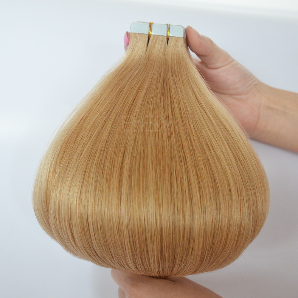 Fine colored tape in hair extensions uk YJ115